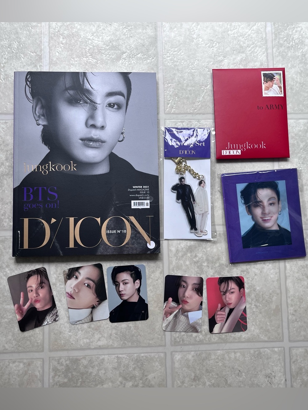 BTS Jungkook D'ICON Magazine Issue 10 Photobook Winter 2021 Dispatch